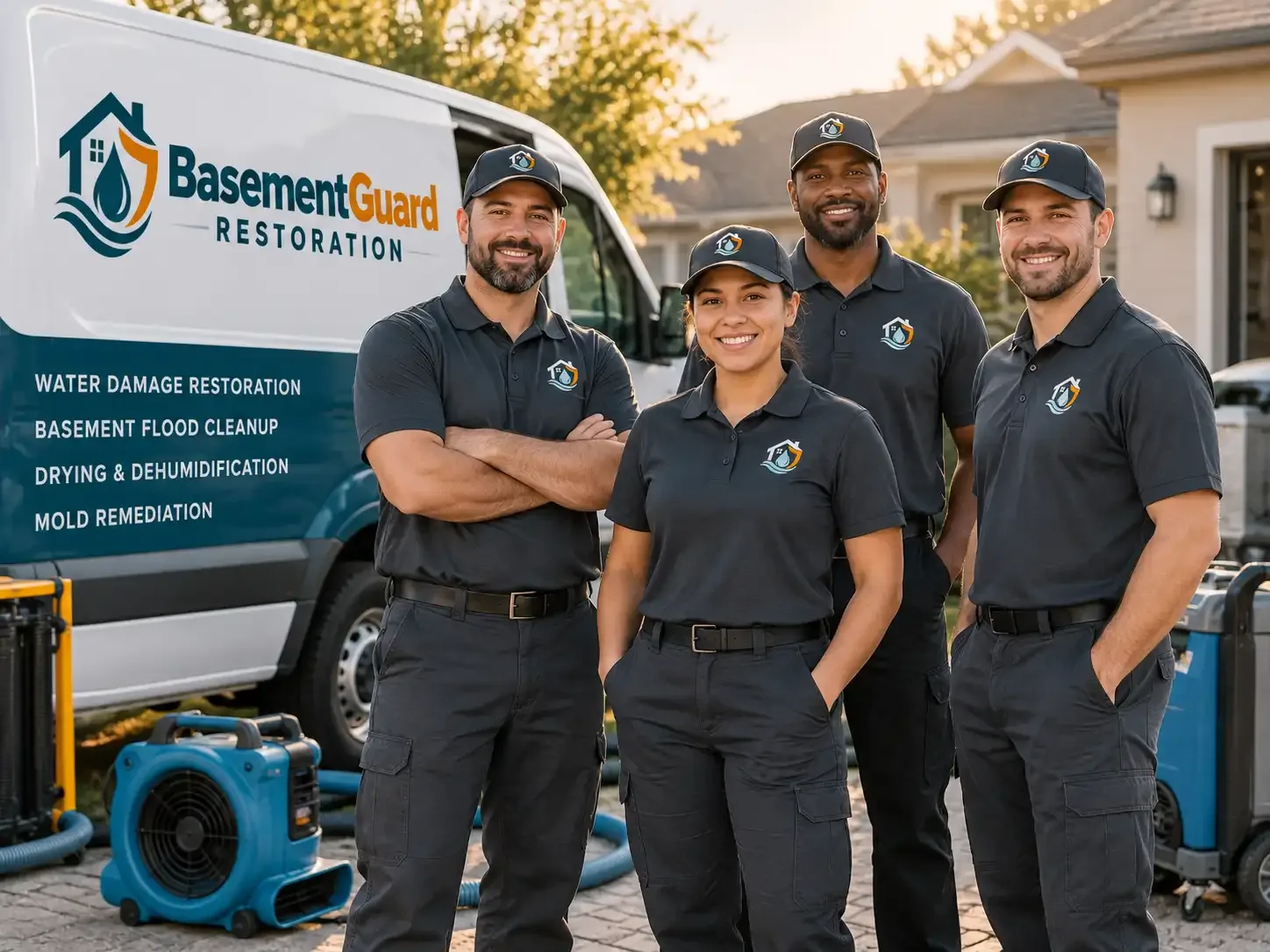 Basement Water Damage Restoration company in French Camp, CA